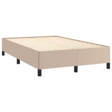 vidaXL cappuccino színű műbőr ágykeret 120 x 190 cm (379527) ágy és ágykellék