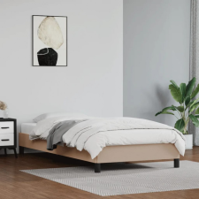 vidaXL cappuccino színű műbőr ágykeret 90 x 190 cm ágy és ágykellék