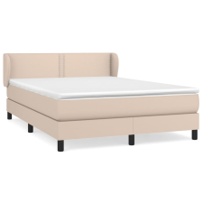 vidaXL cappuccino színű műbőr rugós ágy matraccal 140 x 200 cm (3127258) ágy és ágykellék