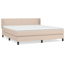 vidaXL cappuccino színű műbőr rugós ágy matraccal 180 x 200 cm (3130678) ágy és ágykellék