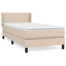 vidaXL cappuccino színű műbőr rugós ágy matraccal 80 x 200 cm (3130630) ágy és ágykellék