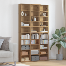 vidaXL CD Szekrény Artisan Tölgyből - 101x23x177.5 cm Mérnöki Fából bútor