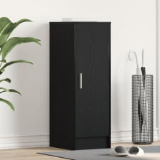 vidaXL Cipőszekrény Fekete Tölgy 32x35x92 cm Mérnöki Fa bútor