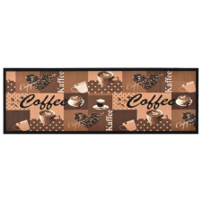 vidaXL "Coffee brown" mintájú mosható konyhaszőnyeg 60 x 180 cm lakástextília