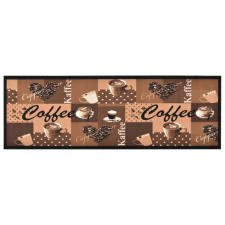 vidaXL Coffee brown" mintájú mosható konyhaszőnyeg 60 x 180 cm" lakástextília