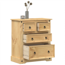 vidaXL Corona tömör fenyőfa komód 80x43x91 cm bútor