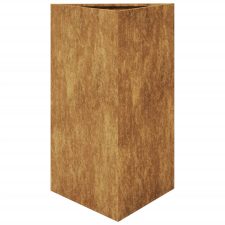 vidaXL corten acél háromszög alakú kerti ültetőláda 50x43x75 cm (851183) kerti tárolás