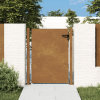 vidaXL corten acél kerti kapu 105 x 130 cm