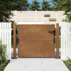 vidaXL corten acél kerti kapu 105 x 80 cm