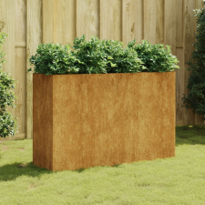 vidaXL corten acél kerti magaságyás 120x40x80 cm kerti tárolás