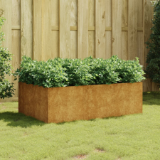 vidaXL corten acél kerti magaságyás 120x80x40 cm kerti dekoráció