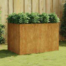 vidaXL corten acél kerti magaságyás 120x80x80 cm kerti dekoráció