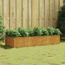 vidaXL corten acél kerti magaságyás 200x80x40 cm kerti tárolás