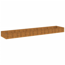vidaXL corten acél kerti magaságyás 482x100x36 cm (151997) kerti tárolás