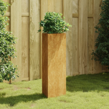 vidaXL corten acél növénytartó 30x26x75 cm kerti tárolás