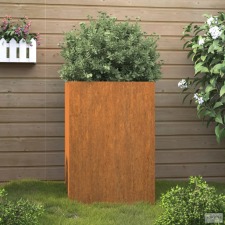 vidaXL Corten acél növénytartó 42x38x75 cm kerti tárolás