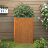vidaXL Corten acél növénytartó 52x48x75 cm