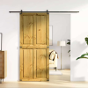 vidaXL Csűrkapu CORONA 90x210 cm tömör fa fenyőfa