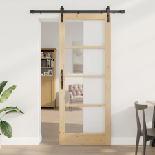 vidaXL Csúszó ajtó Egyéb ORKDAL Barna 83 x 211 cm nyílászáró