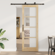 vidaXL csúszó ajtó fém szerelvénnyel 'ORKDAL'73.5x211 cm nyílászáró