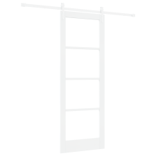 vidaXL Csúszó Ajtó Hardver Készlettel Fehér 78x211 cm Tömör Fa Fenyő (3332414) nyílászáró