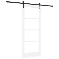 vidaXL Csúszó Ajtó Kiegészítő Készlettel 'ORKDAL'Fehér 83x202 cm (3332474) építőanyag