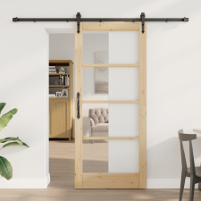 vidaXL csúszó ajtó szerelvénykészlettel 'ORKDAL'78x202 cm nyílászáró