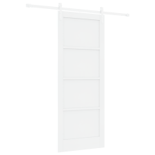 vidaXL csúszó ajtó tartozékszett fehér 83x211 cm szilárd fa fenyő (3333227) nyílászáró