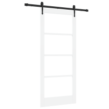 vidaXL Csúszóajtó hardver készlettel "ORKDAL" Fehér 86x198,5 cm (3332452) nyílászáró