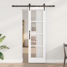 vidaXL Csúszóajtó hardver szettel "ORKDAL" Fehér 61x198.5 cm nyílászáró