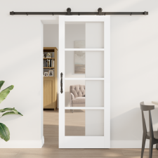 vidaXL csúszóajtó hardver szettel 'ORKDAL'Fehér 78x202 cm nyílászáró