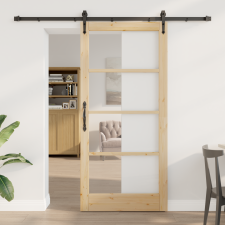 vidaXL Csúszóajtó szerelvény készlettel 'ORKDAL'93x202 cm nyílászáró