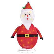 vidaXL dekoratív luxus szövet karácsonyi LED-es Mikulás figura 60 cm (328497) karácsonyfa izzósor