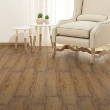 vidaXL dióbarna öntapadó 2 mm-es PVC padlóburkoló lapok 5,21 m² dekorburkolat