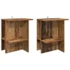  vidaXL Dohányzóasztal 2 pcs Antik Fa 40 x 30 x 49 cm Szerelt Fa
