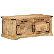 vidaXL Dohányzóasztal 90x50x40 cm Tömör mangófából bútor