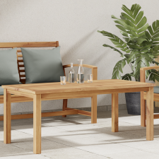 vidaXL Dohányzóasztal Barna 110 x 55 x 45 cm Tömör tíkfa kerti bútor