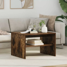  vidaXL Dohányzóasztal Füstölt tölgy 60 x 50 x 40 cm Faanyag bútor