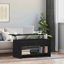 vidaXL Dohányzóasztal Musta tammi 102 x 50 x 52.5 cm Faanyag bútor
