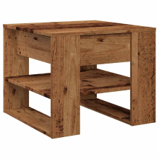 vidaXL dohányzóasztal Régi fa 55,5x55x45 cm Gépelt fa (856818) bútor
