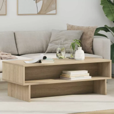  vidaXL Dohányzóasztal Sonoma tölgy 100 x 46 x 35 cm Faanyag bútor