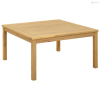 vidaXL Dohányzóasztal Világos akác 85 x 85 x 45 cm Tömör Akácfa