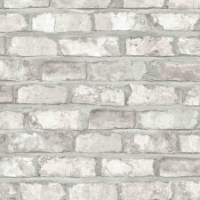 vidaXL DUTCH WALLCOVERINGS fehér tégla mintás tapéta (422378) tapéta, díszléc és más dekoráció