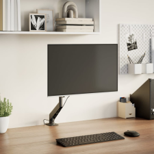 vidaXL egykaros monitorállvány max 27" képernyőhöz os gázrugó 10kg tv állvány és fali konzol