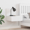 vidaXL Éjjeli asztal fiókkal Fehér 44 x 32.5 x 40 cm Tömör fenyőfa