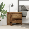 vidaXL Éjjeli Szekrény Öreg Fa 45x34x44,5 cm Faforgácsból