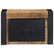 vidaXL Éjjeli szekrények 2 db tömör nyersfa mangó 40x35x25 cm (4015947) bútor