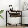 vidaXL Éjjeli Szekrények 2 pcs barna tölgy 38 x 30 x 48 cm Faanyag