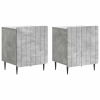 vidaXL Éjjeliszekrény 2 pcs Betonszürke 43 x 34,5 x 52 cm Szerelt Fa