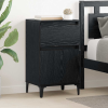 vidaXL Éjjeliszekrény 2 pcs Musta tammi 40 x 35 x 70 cm Faanyag